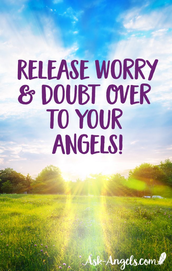 Release worry and doubt over to the angels and into the light to boost your angelic connection and raise your vibration!