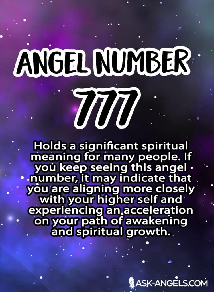 777 angel number meaning