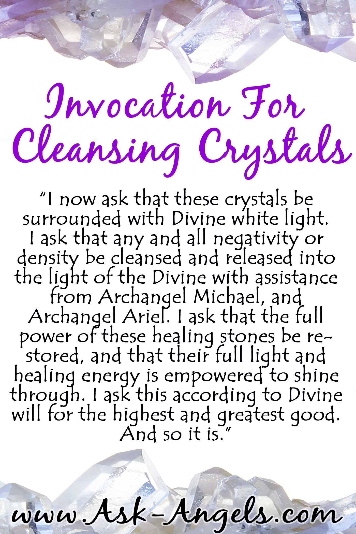 Cleansing Crystals