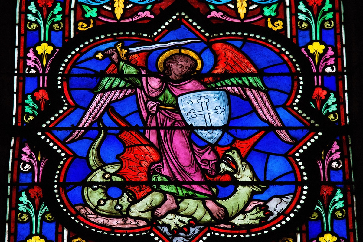 Archangel Michael Slaying the Dragon