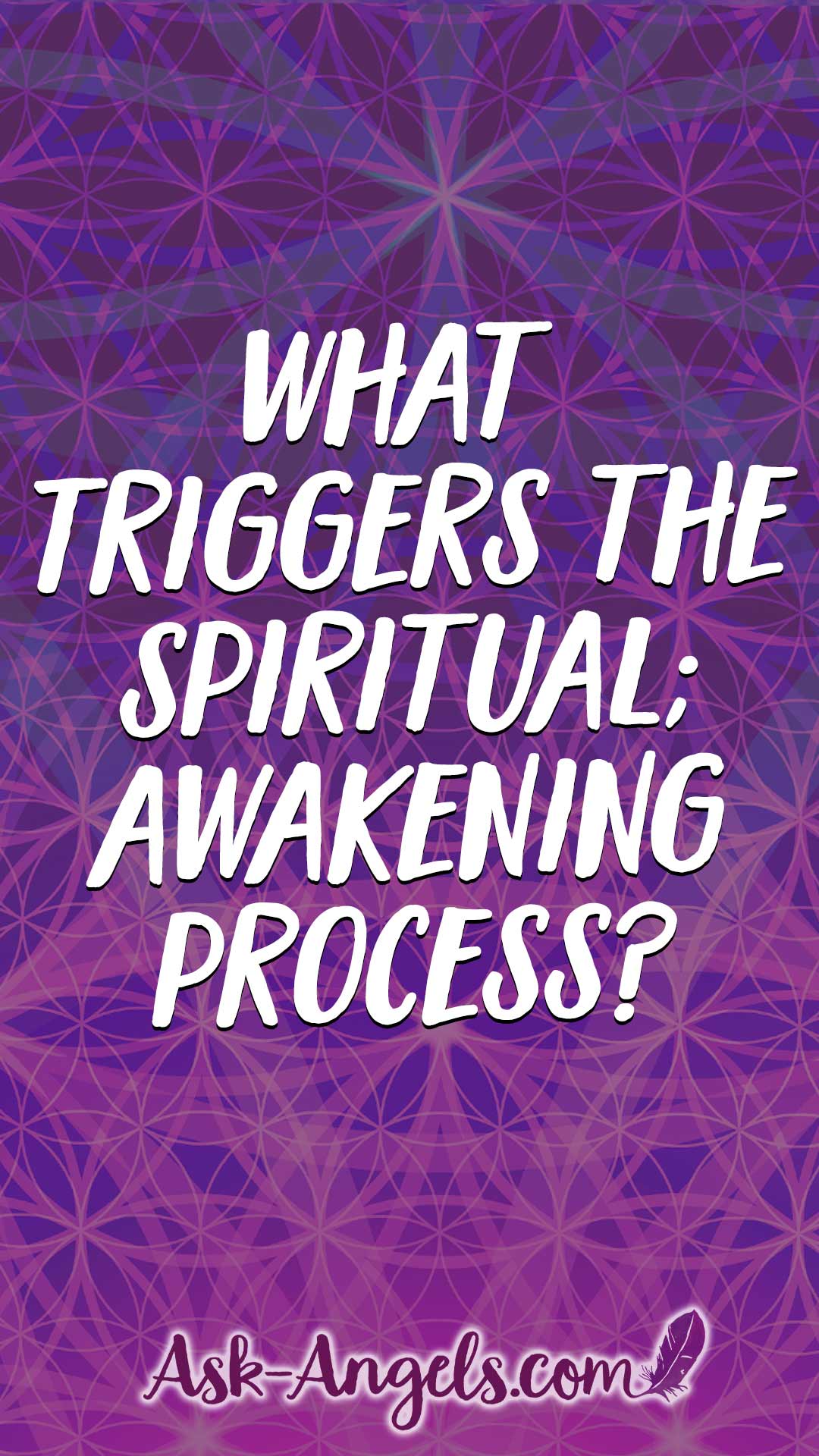 What triggers the spiritual awakening process?