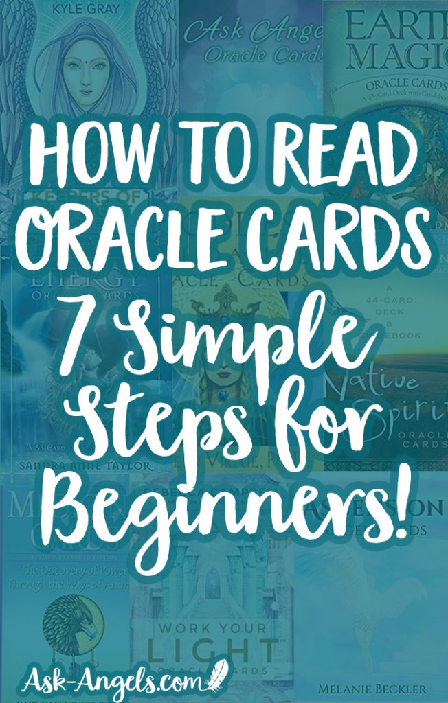 Learn 7 Simple Steps for How to Read Oracle Cards for Beginners! #oraclecards #cardreading
