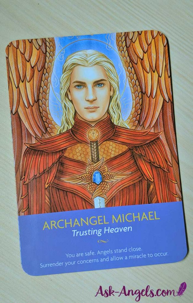 Keepers of the Light Oracle Cards- Archangel Michael Card