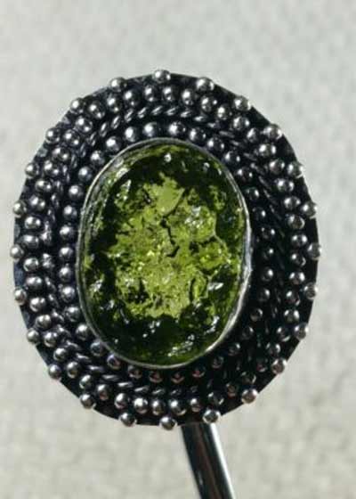 Example of a Fake Moldavite