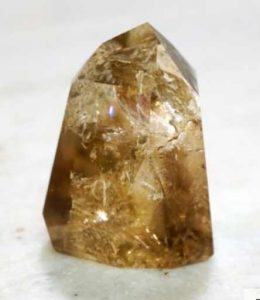 Smoky Citrine Point for Manifesting Abundance