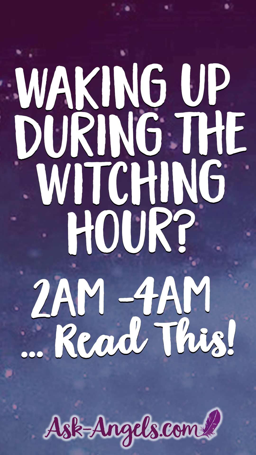 Waking Up During the Witching Hour? Read This!