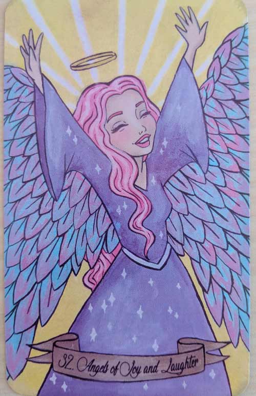 Angel of Celebration from the Intuitive Beauty Angel Deck