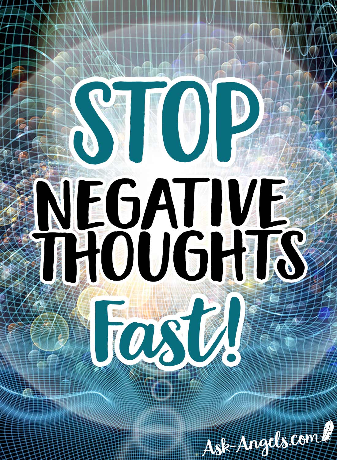 Negative thinking lowers your vibration and blocks you off from manifesting what you really want. So how do you STOP your Negative Thoughts in their tracks?