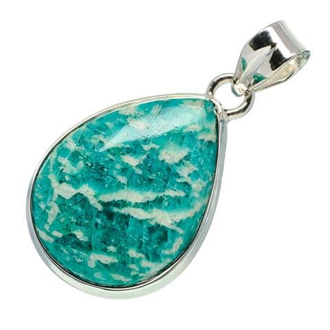 Amazonite Crystal Pendant