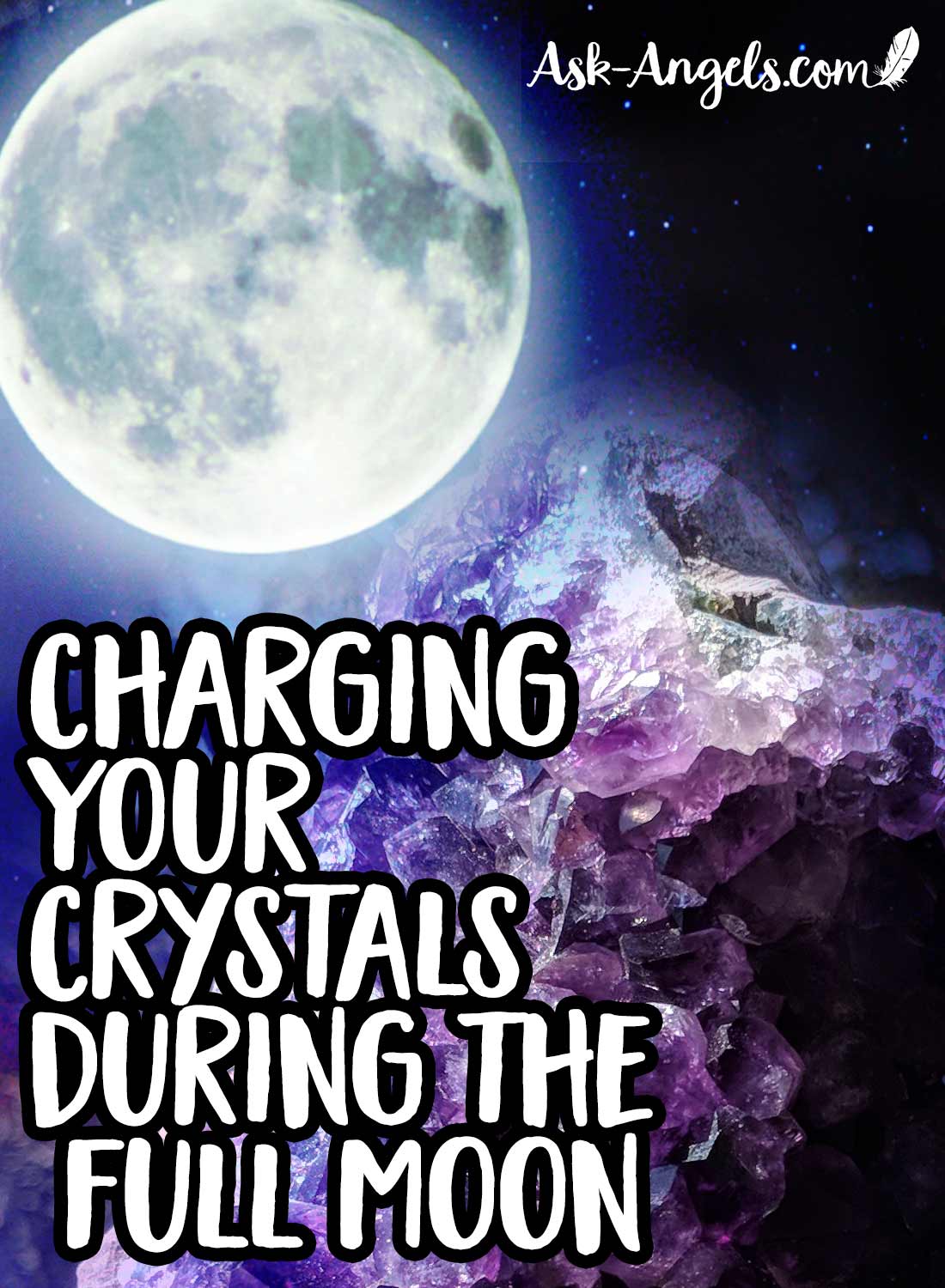 Charging Your Crystals During The Full Moon