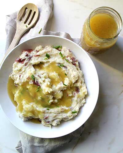 Vegan Mashed Potatoes and Gravy