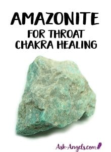 Amazonite is a beautiful throat chakra stone