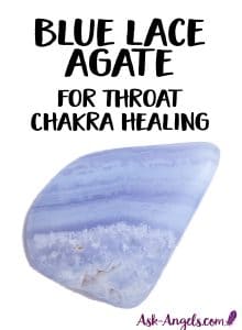 Blue Lace Agate Stone for the Throat Chakra