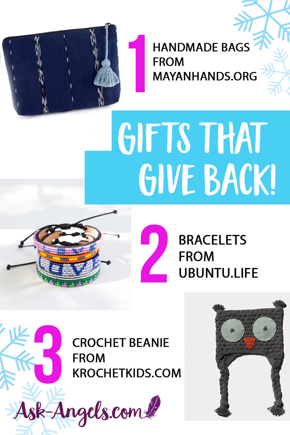 Conscious and Ethical Gifts – Give Gifts that Give Back this Christmas!