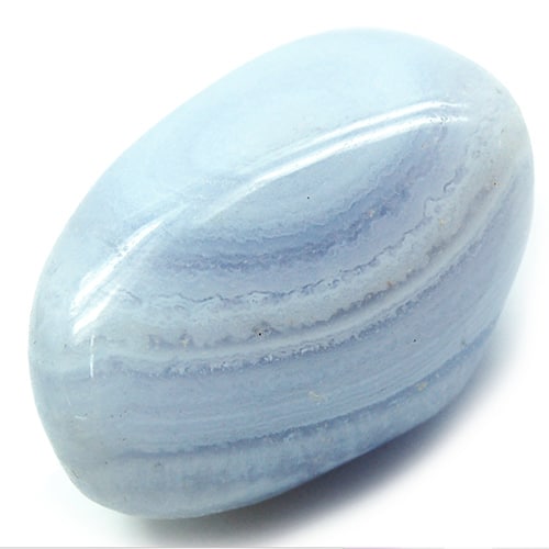 Blue Lace Agate Tumbled Stone