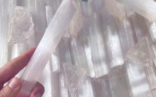 Selenite Wands