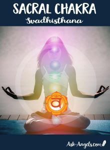 The sacral chakra is ruled by the water element and is related to fluidity in relationships as well as the flow of creativity and life force energy through you.